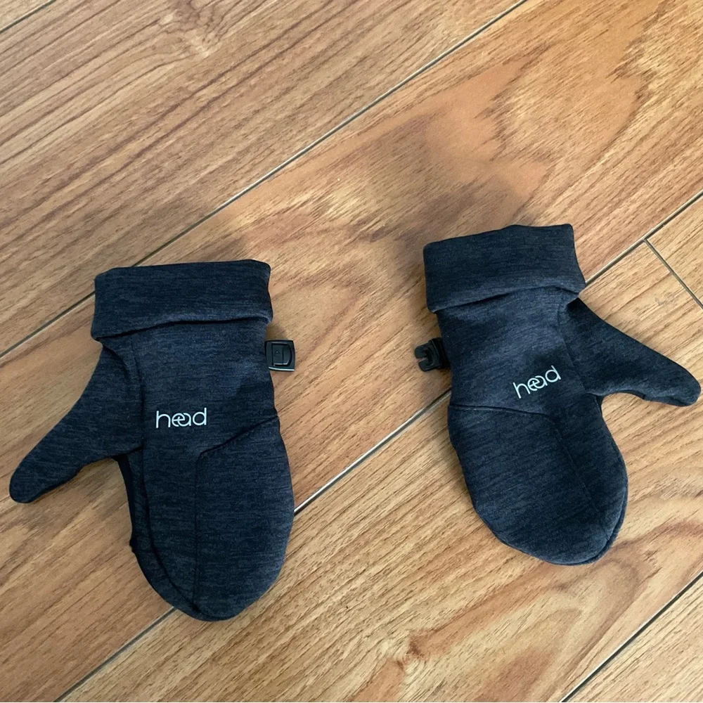 Head Gray Mittens toddler size XS